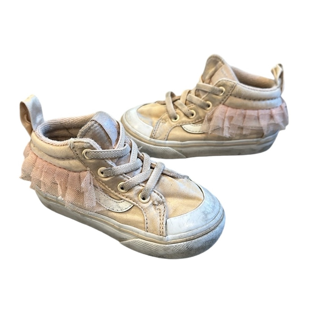 Kids vans with Ruffle Accent